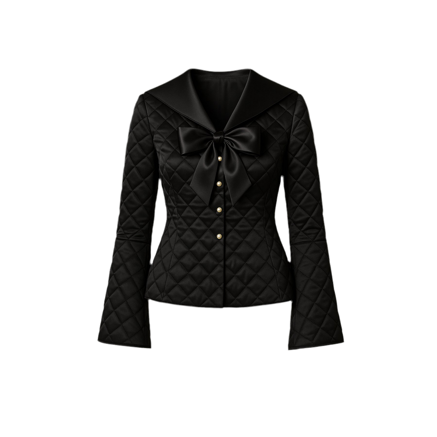 Daiya Sailor-Inspired Quilted Jacket